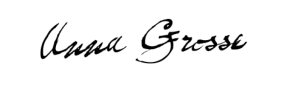 signature anna grosse 1 Ghostwriter Job-