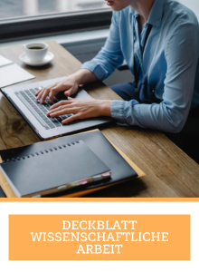 deckblatt wissenschaftliche arbeit