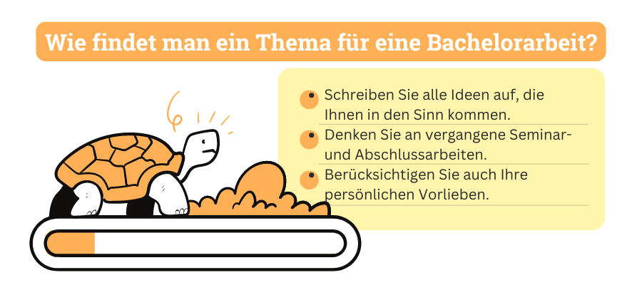 bachelorarbeit themenfindung