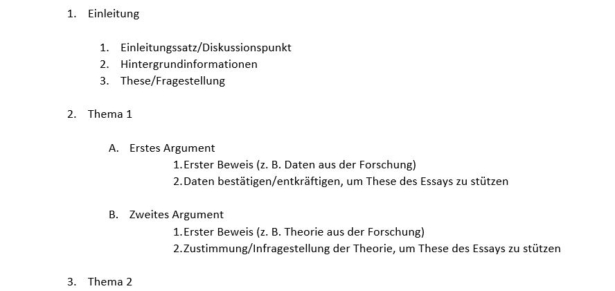 aufbau essay