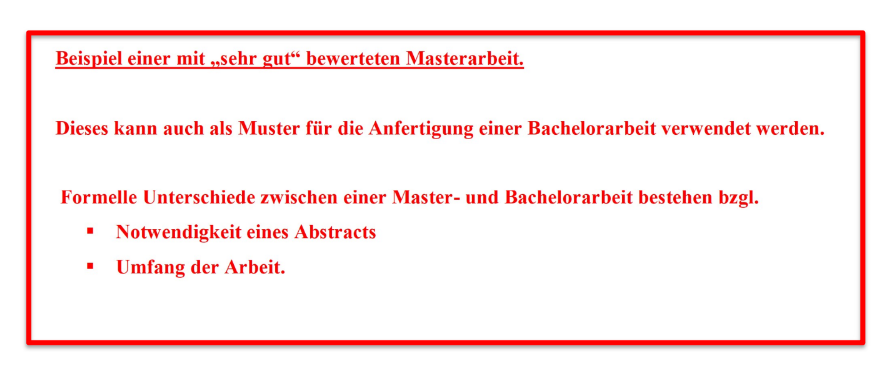bachelorarbeit masterarbeit dissertation