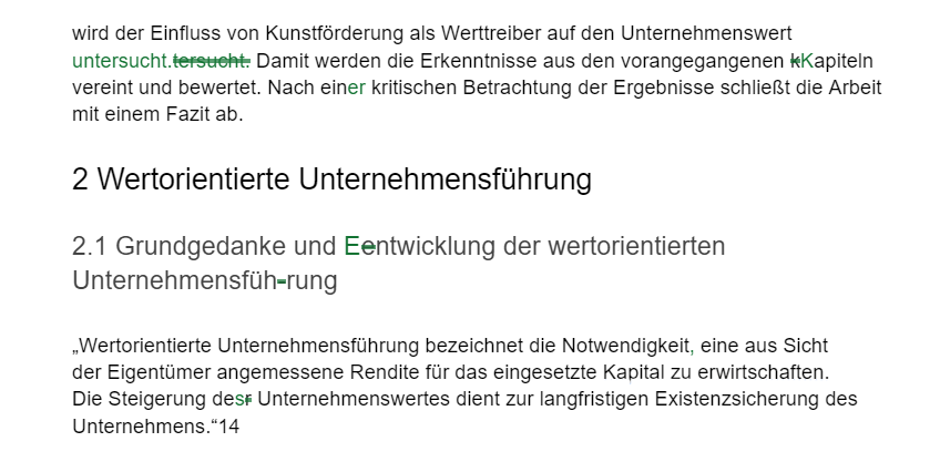 Masterarbeit formatieren lassen