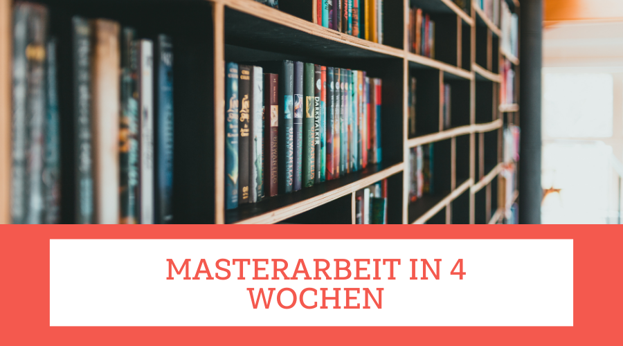 masterarbeit in 4 wochen