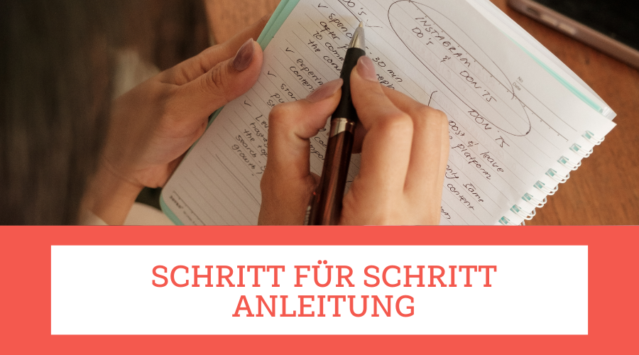 schritt für schritt anleitung